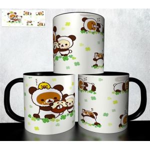 Image de Forever Mug Personnalisé Tasse À Café - Kawaii Chat Ourson Panda Licorne Lama Lapin Design 159