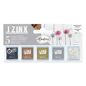 Aladine Set de 5 encreurs, Classiques-Metalliques, Standard