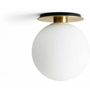 Menu Applique murale TR BULB-Plafonnier ou Applique LED Métal/Verre H22cm Laiton