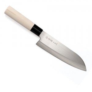 Chroma Couteau à découper Santoku 17,5 cm en acier