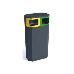 Viva Poubelle extérieur pour tri sélectif SOLARIS II 15l
