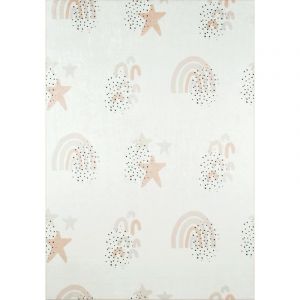 Nazar Tapis enfant ciel étoilé crème 160x230
