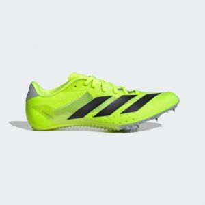 Adidas Sprintstar Spikes - Vert Fluo, Noir, Pointure 38 2/3