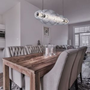 Elstead Lighting Atomo Suspension LED à 3 sources lumineuses, QN-ATOMO-LP7-PC,