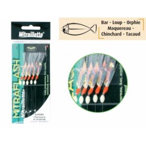 Ragot BAS DE LIGNE MER MITRAFLASH Nº6 - 30/100 - Couleur Aurora