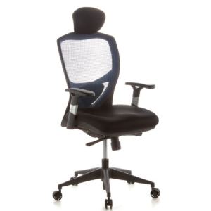 Image de hjh OFFICE Si&egrave;ge de bureau / fauteuil Venus Base en tissu
