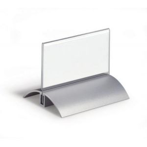Image de Durable 8200-19 - Boîte de 2 chevalets Desk Presenter DeLuxe, 100 x 52 mm
