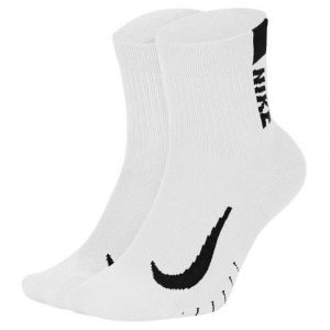 Nike Chaussettes basses x2 paires multiplier blanc 38 42