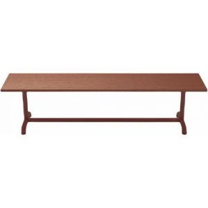 Petite friture Banc Unify / L 180 cm - Chêne rouge en bois