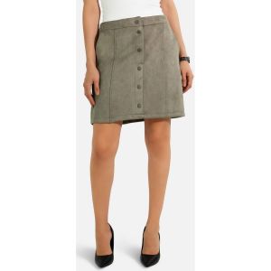 Kebello Jupes Jupe en suédine Gris F