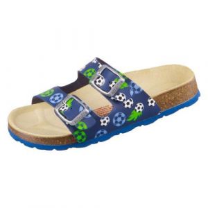 Superfit Fussbettpantoffel, Pantoufles, Blau/GRÜN 8020, 25 EU