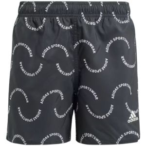 Adidas Maillot de bain Sportswear Wave Print CLX noir blanc enfant - 116