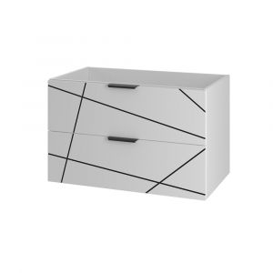 Meuble sous-vasque 80cm Teren Blanc