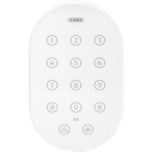 Abus Panneau de Commande pour Le système d'alarme sans Fil Smartvest Pro - pour la Commande du détecteur d'intrusion du système d'alarme - Retour LED Clair, également Acoustique sur Demande - Touches