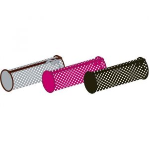 Elba Trousse ronde - Pois - 7 cm x 22 cm x 7 cm