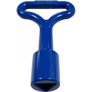 Image de Klose Besser Clé de Batteuse Bleue Pompier Triangle FEMELLE 11 mm