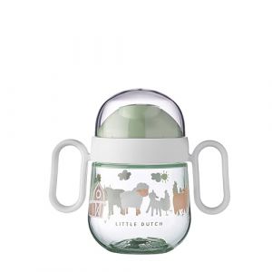 Rosti mepal Gobelet d'apprentissage anti-fuites Mio 2.0 - Gobelet d'apprentissage Little Dutch à partir de 6 mois - Gobelet pour bébé anti-fuites - 200 ml - Little Farm