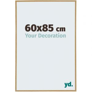 Your Decoration - 60x85 cm - Cadre Photo en Plastique Avec Verre acrylique - Anti-Reflet - Excellente Qualité - Hêtre Clair - Cadre Decoration Murale