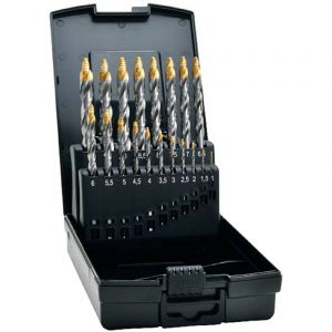 Exact 74561 hss tin-tip Foret hélicoïdal din 338 1 set