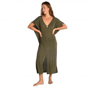 Livia Robe de plage Fabiola Beachwear Vert foncé - Taille 1
