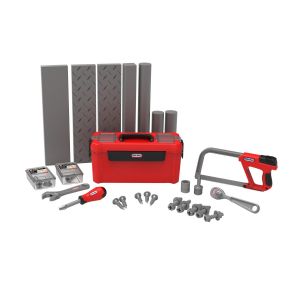 Little tikes Creative Construction Tool Box Set - Inclut 9 Accessoires, Un Jeu de Construction pour Faire Semblant, Convient aux garçons et aux Filles de Plus de 3 Ans