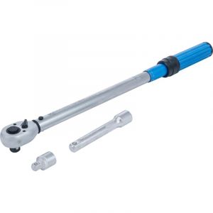 BGS 2837 | Jeu de cl&eacute;s dynamom&eacute;trique | adaptateur + rallonge | m&acirc;le 12,5 mm (1/2") | 40-220 Nm | 3 pi&egrave;ces