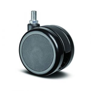 Roulette pivotante pour table et bureau - tige filetée - Stylea