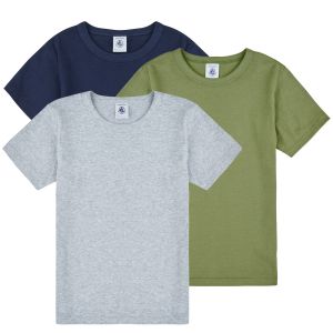 Petit Bateau T-shirt enfant 3 TEE SHIRTS MC Multicolore - Taille 36 mois,4 ans,5 ans