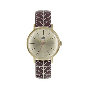 Image de Orla Kiely Femme Analogique Classique Quartz Montre avec Bracelet en Cuir OK2178