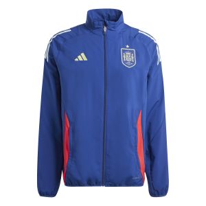 Adidas Veste de présentation Espagne Tiro 24 Competition - Victory Blue / Ray Red, Victory Blue / Ray Red - Taille L