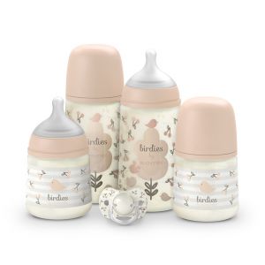 Suavinex Set Nouveau-né Birdies - Rose