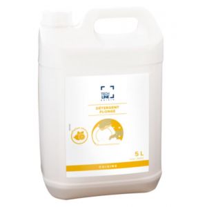 Liquide vaisselle pour plonge manuelle citron bidon de 5 L TECHLINE ORIGIN 391012