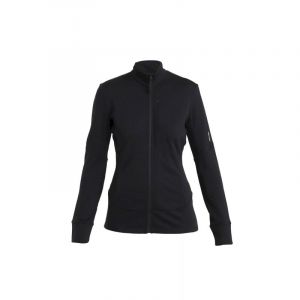 Icebreaker Veste &agrave; capuche Merino 260 Quantum noir pur femme - XS