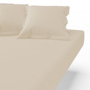 Drap-housse coton TERTIO - Ecru