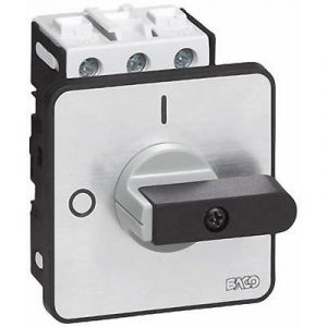 Baco Interrupteur sectionneur BA0174102 32 A 1 x 90 ° gris, noir 1 pc(s)