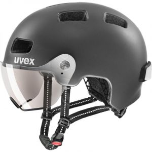 Uvex Rush Visor Casque, argent 55-58cm Casques de ville & trekking