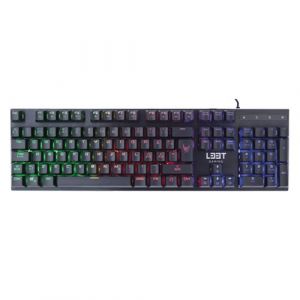 Clavier Gaming Semi-mecanique Oseberg L33t Gaming - Anti-ghosting de 25 Touches - RGB - Noir