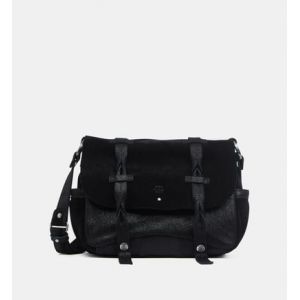 Sac besace cartable Aless uni et pailleté