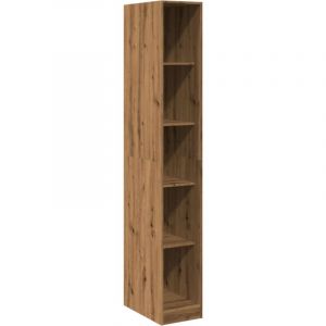 VidaXL Garde-robe chêne artisanal 30x50x200 cm bois d'ingénierie, armoire de rangement, organisateur de garde-robe, armoire, placard