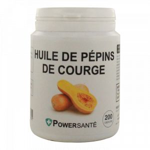 Powersanté Huile de pépins de courge - 200 capsules