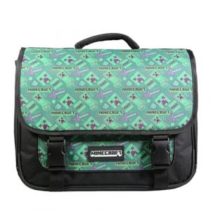 BAGTROTTER Cartable 38 cm Minecraft Vert