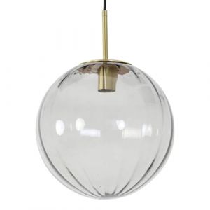 Light&living - suspension - Magdala - bronze - verre - ø 30cm -