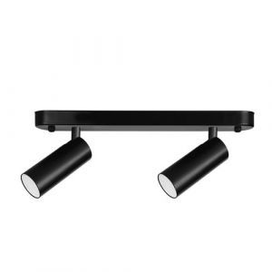 Spot LED 3 7 W double noir Logos Double Forlight