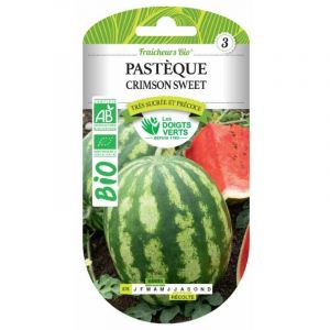 Les doigts verts Graines past&egrave;que Crimson Sweet bio