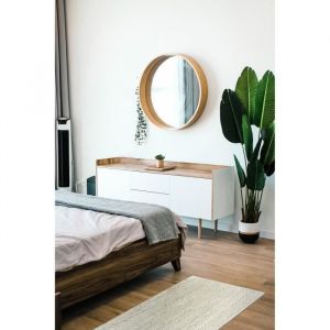 Tapis de Jute Granada HAMID, 100% Fibre de Jute Naturelle Ivoire, Moquette Douce, Tissé à la Main, Salon, Chambre, 110 x 60 cm