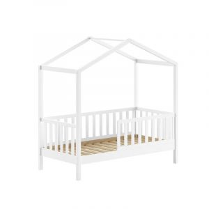Vipack Furniture Lit cabane dallas 70x140 blanc