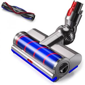 T&ecirc;te de Brosse Motoris&eacute;e pour Dyson V11 V15 V10 V8 V7 - Nettoyage Tapis & Sols Durs avec 2 Rouleaux.