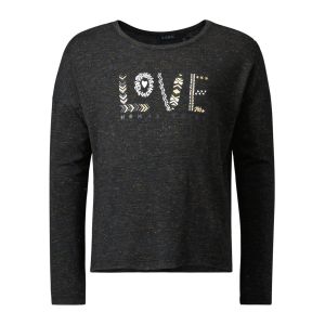 IKKS T-shirt droit moucheté pailleté Nordic Tribe Gris - Couleur Gris - Taille 10-12 ans