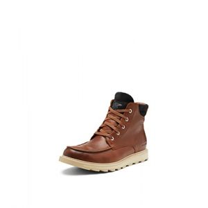 Sorel Homme Madson II MOC Toe Waterproof Bottes d'hiver, Gaucho Tan, Oatmeal, 41 EU