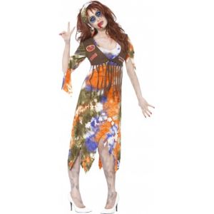 Smiffy's Déguisement zombie hippie femme Halloween